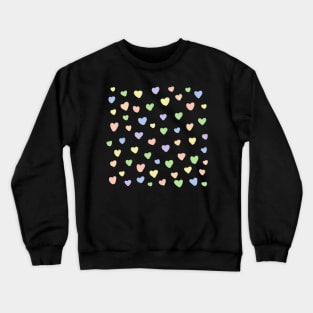 Heart Pattern Crewneck Sweatshirt